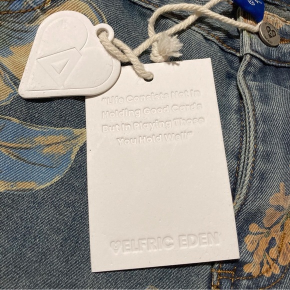 Aelfric Eden Flower Super Baggy Wide Leg Jeans | Size 34 (US 14) - Picture 12 of 16